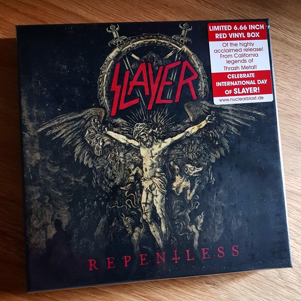 Slayer Recognizes International Day of Slayer With Repentless Box Set Sticker